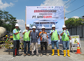 Unicam Indonesia, Resmi Mulai Pembangunan Gedung Baru Berteknologi Tinggi