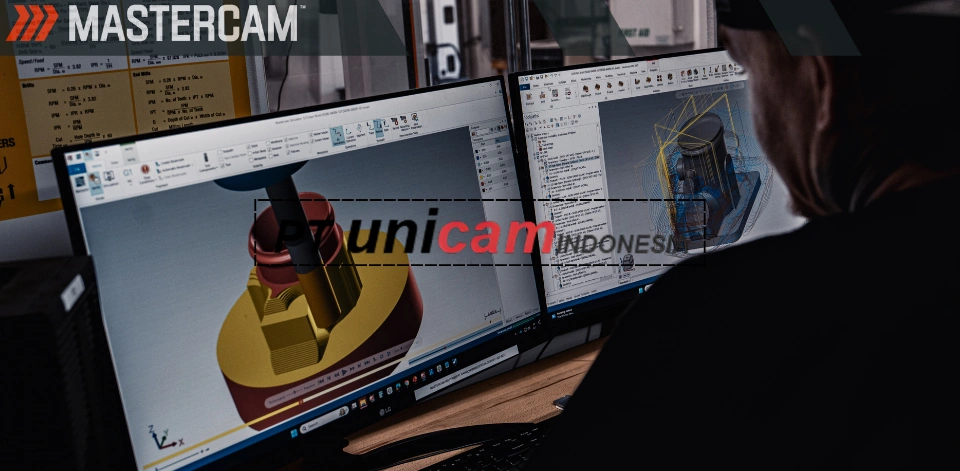 Mastercam Design dari Unicam Indonesia membantu proses CAD sebelum CNC Programming. Dapatkan software Mastercam original.