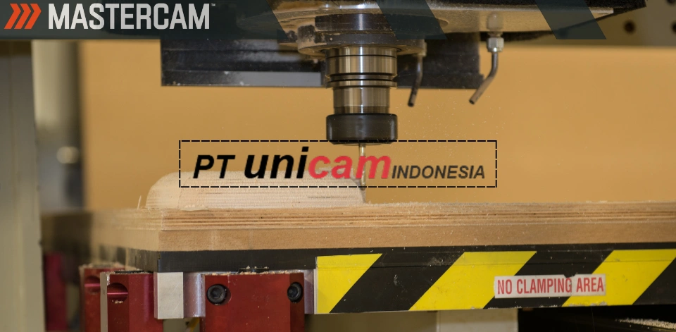 Mastercam OptiRough untuk roughing CNC 3D dan 2.5-axis. Optimalkan material removal, toolpath, dan programming dengan Mastercam dari Unicam Indonesia.