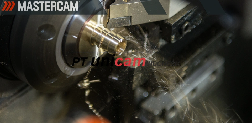 Mastercam Verify untuk memeriksa stock removal, toolpath, tool, holder, dan fixture. Dapatkan Mastercam original dari Unicam Indonesia.